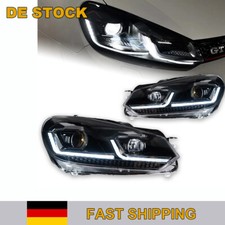 2X LED Scheinwerfer Satz für 09-12 VW Golf 6...