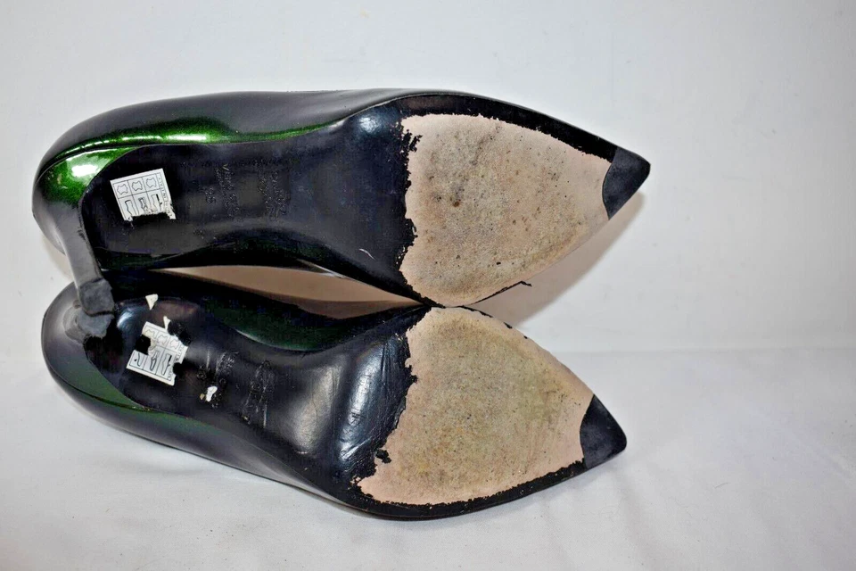 Zapatos de salón Carlo Pazolini de charol verde con tacón talla 38/7,5 M a la venta rn Foto 4 de 4