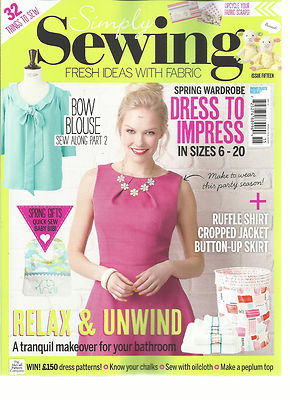 SIMPLY SEWING, FRESH IDEAS WITH FABRIC, ISSUE, FIFTEEN ( DRESS TO IMPRESS )  | eBay