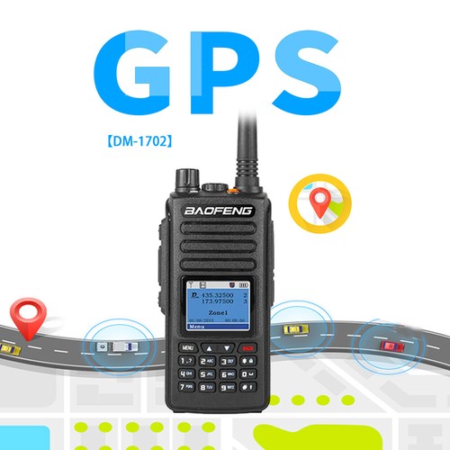 Radio digital Baofeng DM-1702 DMR con GPS 5W doble banda 144/430 MHz radio de dos vías - Imagen 4 de 9