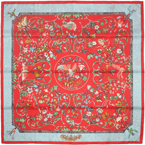 Écharpe Hermès PIERRES DORIENT ET DOCCIDENT 90 cm chariot soie acheter foulard ZOE PAUWELS