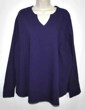 Elizabeth & Clarke Top in tessuto con polsino a rotolo e ametista profonda StainTech 24 A384401