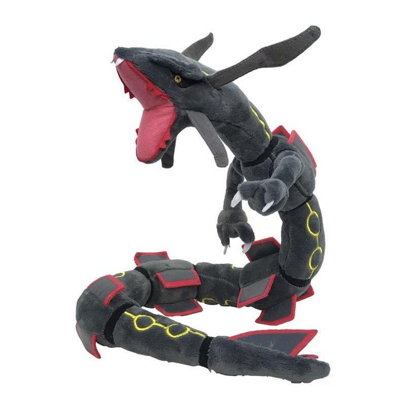 NWT Pokémon Center Shiny Black Rayquaza Posable 30 Plush Gotta Catch them  All