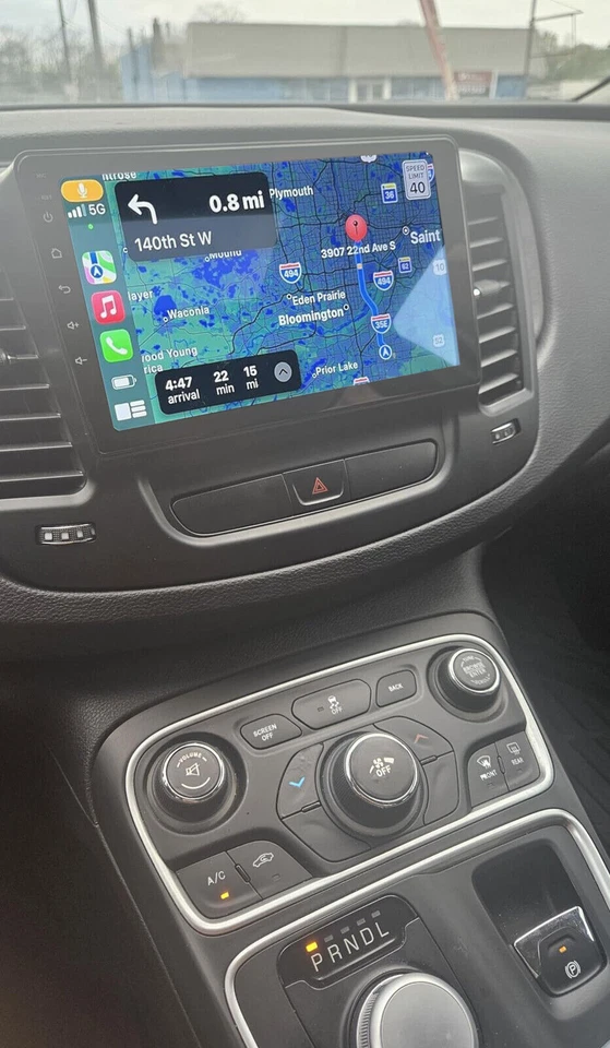 For 2015-2019 Chrysler 200 200C 200S Android 14 Apple Carplay Stereo Radio - Imagem 4 de 4