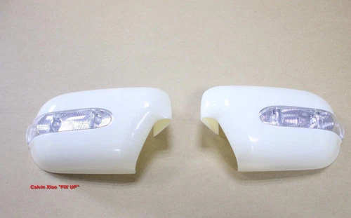 MIT Mirror Cover with Indicator for BMW E39 5 Series '95-'03 E38 95-01 Unpainted