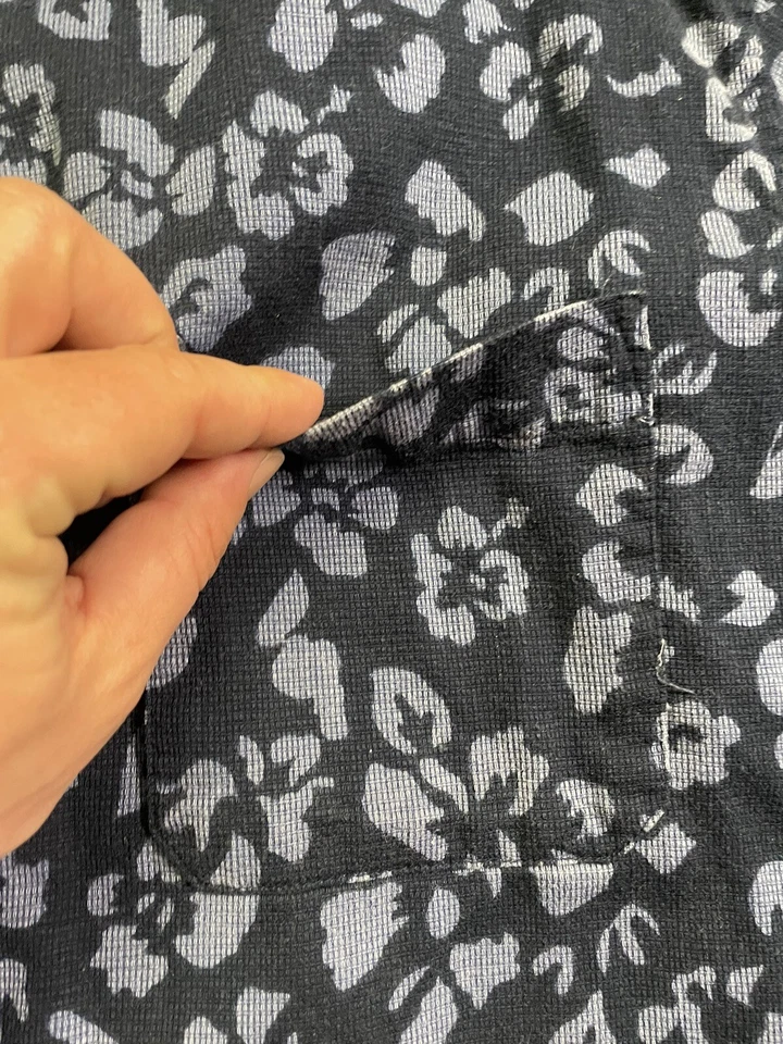 Camisa Catalina De Colección Para Hombre Grande Abotonada Rayas Años 80 Náutica Hawaiana 109 Foto 2 de 4