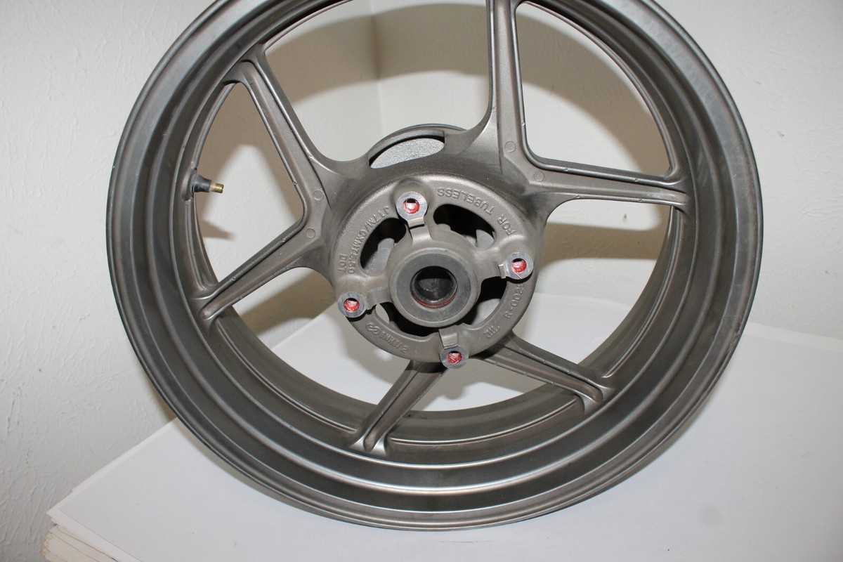 2005 - 2006 Kawasaki ZX6R ZX 6R Rear Wheel Rim 41073-0074-2A NICE