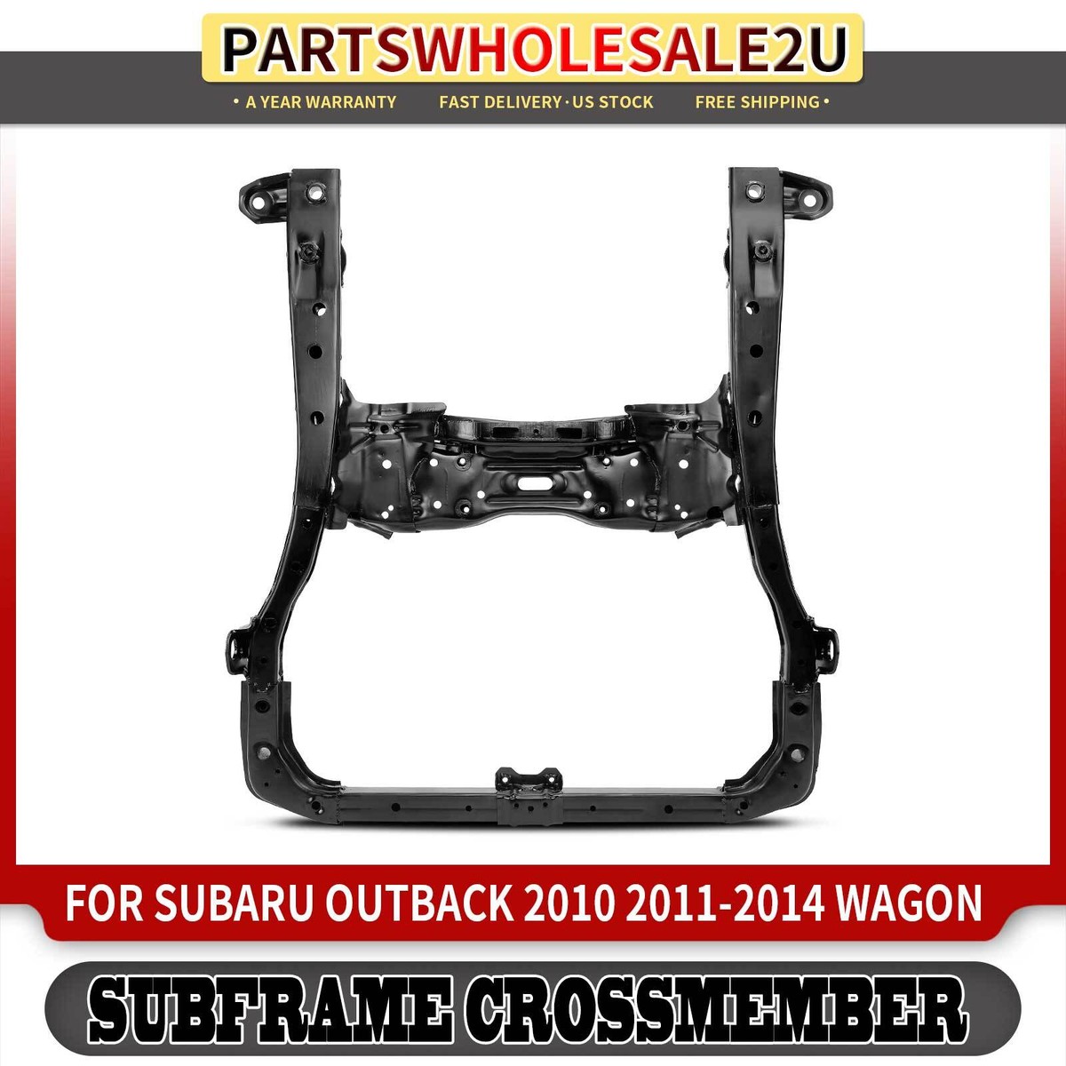 New 1x Front Subframe Crossmember K-Frame Cradle for Subaru