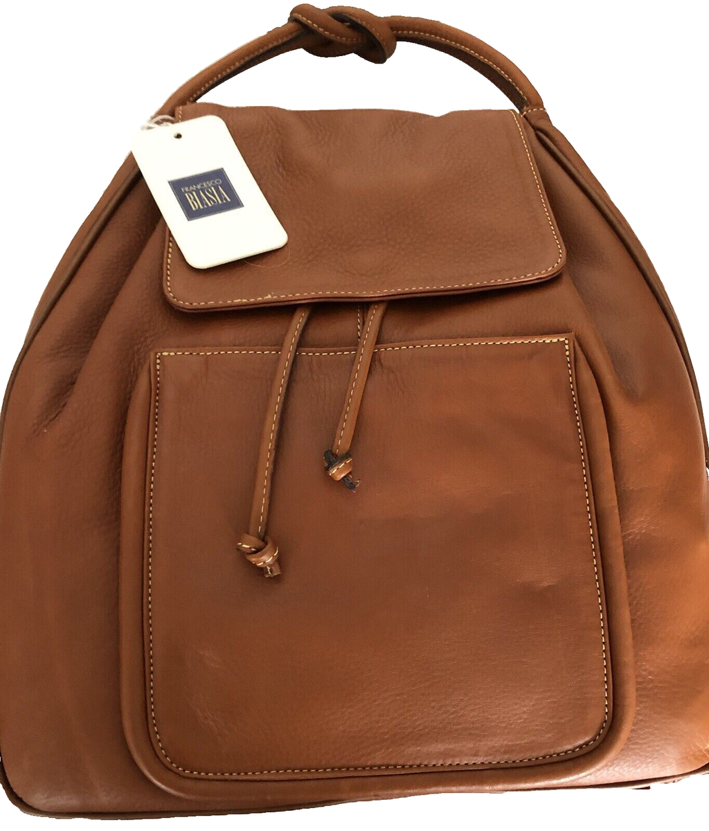 Francesco Biasia Knapsack Bag Italian Leather New w/ Tags | eBay display picture 1