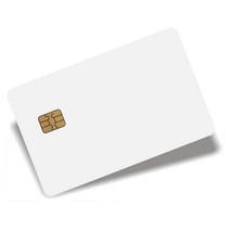 10Pc ISO7816 White Cards RFID Contact SLE 4442 Chip PVC Smart IC Cards Wholesale