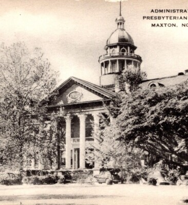 Presbyterian Junior College Admin Maxton North Carolina Vintage Postcard 6977