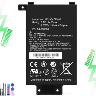 For Amazon Kindle Paperwhite EY21 2012 Gen 1 3.7V Battery MC-354775-03 58-000008