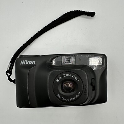 Nikon Nice Touch Zoom 35mm Point And Shoot Camera 35-60 mm For Parts Prop Decor
