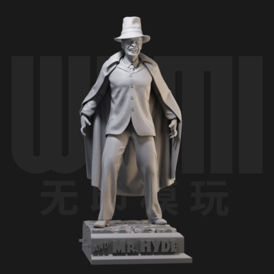 Jekyll Hyde Unassembled Unpainted 3D Printing Resin Model Kits 1