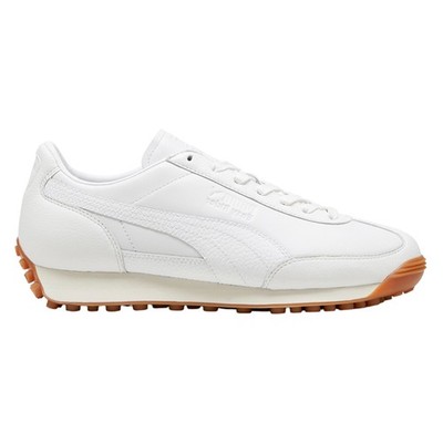 PUMA Easy Rider Leather Lace Up  Mens White Sneakers Casual Shoes 39902902