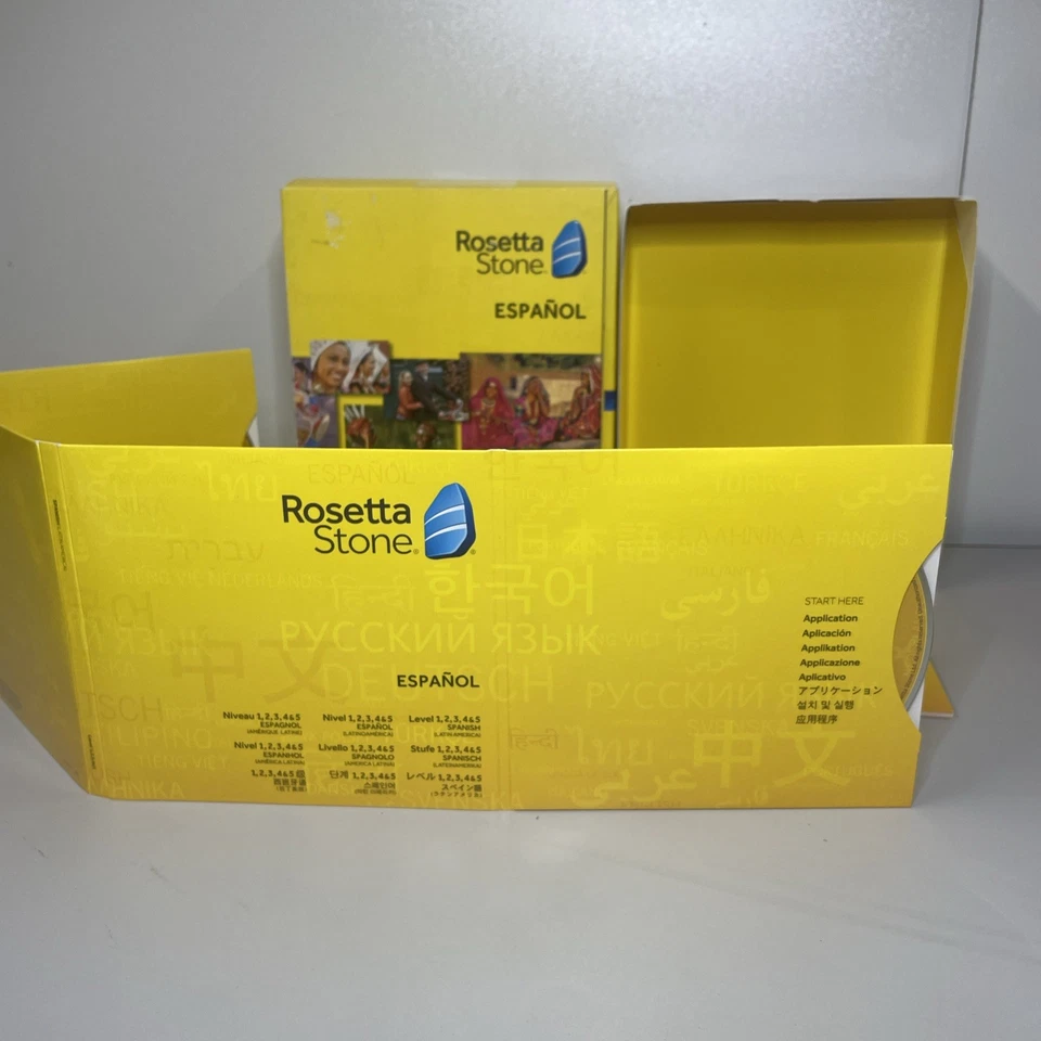 Rosetta Stone: Spanish/Espanol • Level 1-4 Set W Application Disk NO HEADPHONE - Image 3 of 4