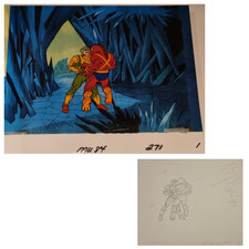 Animationskunst Cel Man at Arms Clawful He-Ma...