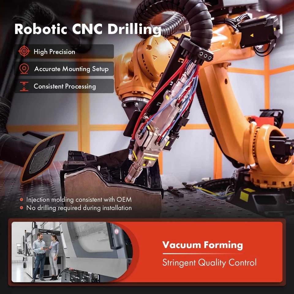 2 piezas forros de guardabarros interiores protector contra salpicaduras delantero para Lexus RX350 10-13 RX450h 10-12 Foto 4 de 4