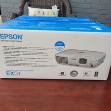 Epson EX31 3LCD Multimedia Projector SVGA 2500 Lumens H309A - New Open Box