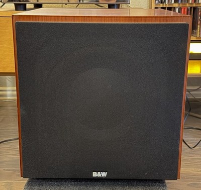 B&W ASW CM 10'' Active Subwoofer 500 watts Rosenut finish