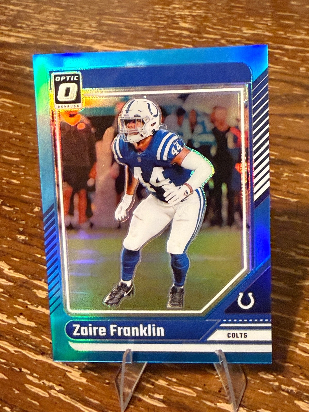 2024 Panini Donruss optic Zaire Franklin #87 aqua prizm /299