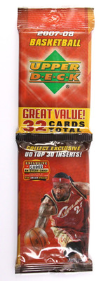 2007-08 Upper Deck NBA Basketball Sealed VALUE Fat Pack NEW Sealed ??Durant RC?