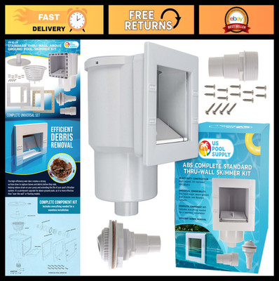 Above Ground Pool Skimmer Kit - Standard Thru-Wall, Complete Cleaning System