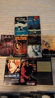 David Lynch VHS Lot Of 9 Mulholland Drive Twin Peaks Fire Walk With Me Dune Etc