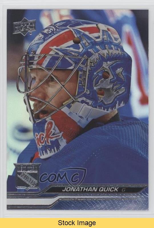 2023-24 Upper Deck Extended Series Silver Foil Jonathan Quick #588 READ b3q