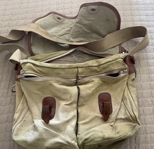 Vintage Brady Bag Halesowen Canvas & Leather Fishing Bag