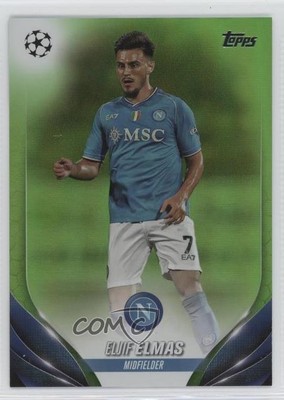 2023-24 Topps UEFA Club Competitions Neon Green Foil /199 Eljif Elmas #182