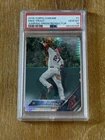 2016 TOPPS CHROME MIKE TROUT JUMPING PRISM REFRACTOR #1 PSA 10 GEM MINT POP 157