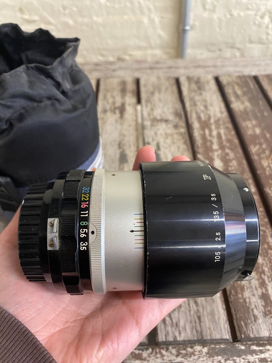 Nikon 135mm f3.5 Nikkor-Q Lens 135/3.5 #G874 | eBay
