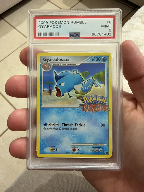 Pokemon Gyarados Rumble 6/16 2009 POKEMON CARD PSA 9 POP 104