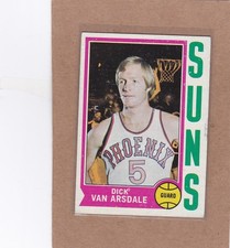 1974-75 TOPPS BASKETBALL DICK VAN ARSDALE #160 SUNS VGEX *A43244