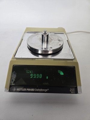 METTLER INSTRUMENT PM480 DELTA RANGE DIGITAL LABORATORY SCALE