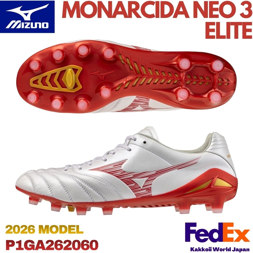 MIZUNO Soccer Cleats MONARCIDA NEO III WIDE ELITE P1GA262160 White