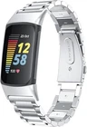Bands Compatible with Fitbit Charge 6/Charge 5 Activity Tracker Solid Stainless