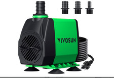 VIVOSUN 800GPH Submersible Pump 3000L/H, 24W , Ultra Quiet Water Fountain...