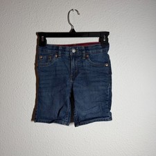Levi's 511 Denim Shorts Boys 6/7 Blue 5-Pockets Medium Wash Summer Slim Fit