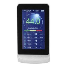 _Decibel Meter Wall Hanging LCD Sound Level Reader 30‑130db Noise Time Temp