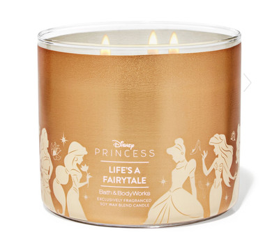 Bath And Body Works Disney Princess Life's A Fairytale 3-Wick