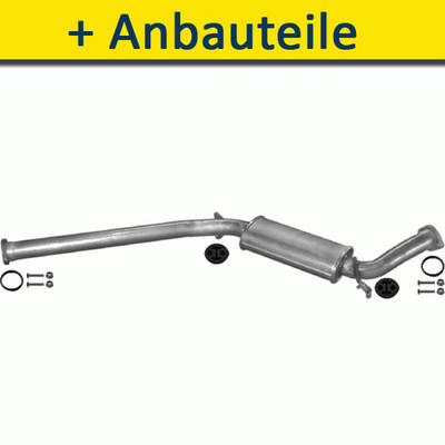 Mitteltopf Auspuff+ für LANCIA KAPPA 2.0 2.4 3.0 150/175/204PS 1994-2002