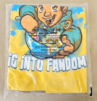 MegaCon Orlando VIP Mens Medium Graphic T-Shirt Dig Into Fandom Con-Pops Tee New