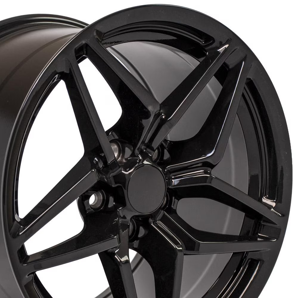 18x10.5 Black 5928 Wheel Fits C4/C5 Corvette Camaro - C7 ZR1 style