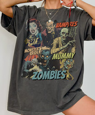 Monsters Shirt, Horror Movie Shirt, Spooky Halloween short sleeve shirt VK02223