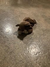 Beanie Babies Baby Ty Pounce The Cat 2 Tone Browns 1997 Retired Collectible