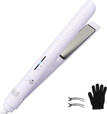 Professional Hair Straightener, 110-240V, Fast Heating, Temp Memory, Lilac