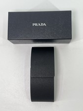 Prada Black Saffiano Eyewear Case with Box Unused Unisex