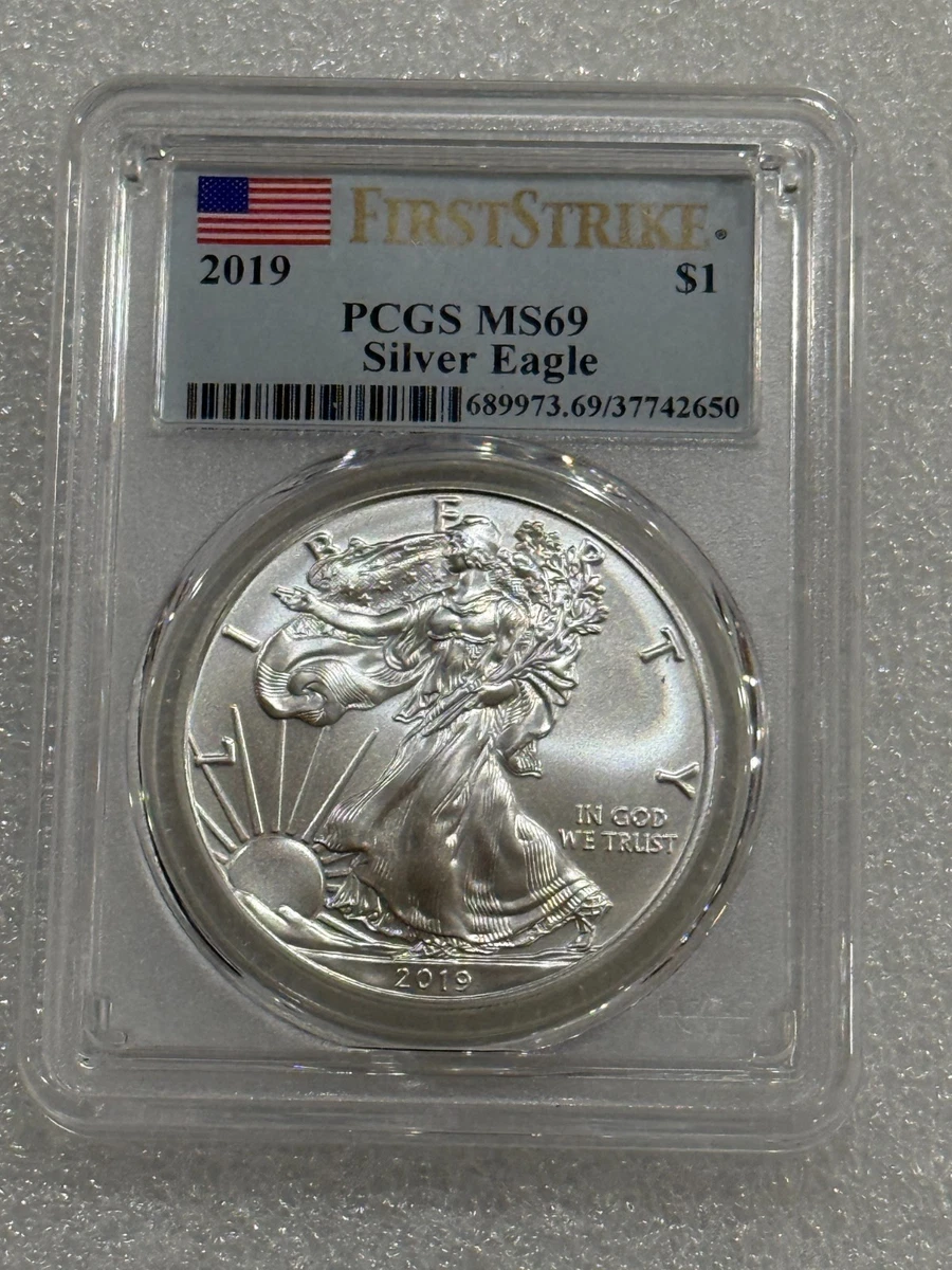 American Eagle MS 69 Graded 2019 Silver Bullion Coins for sale | eBay